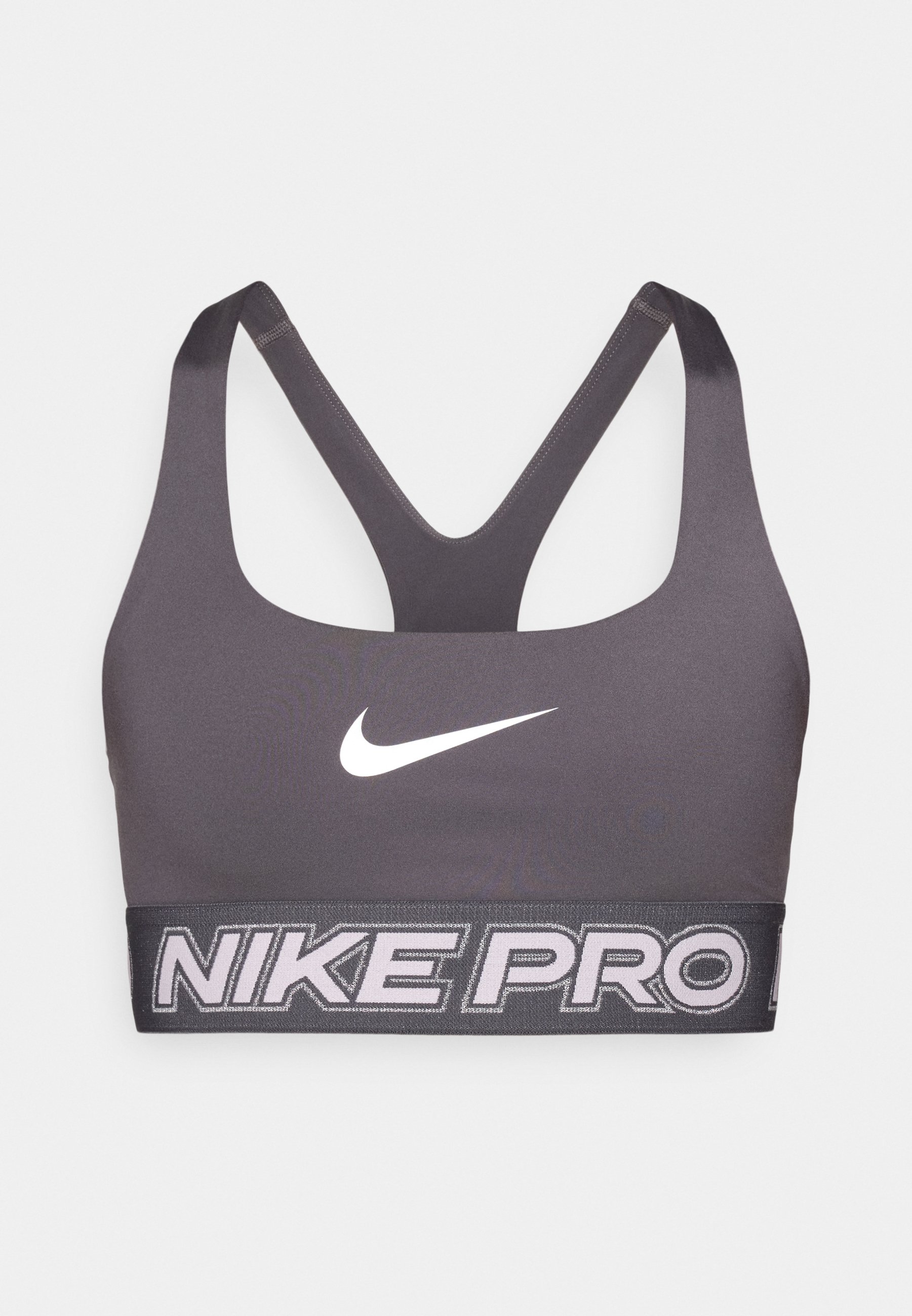 grey nike pro sports bra