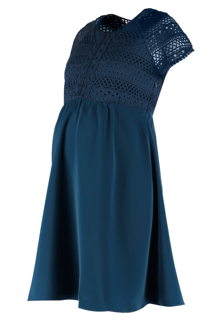 Spring Maternity Jurk petrol