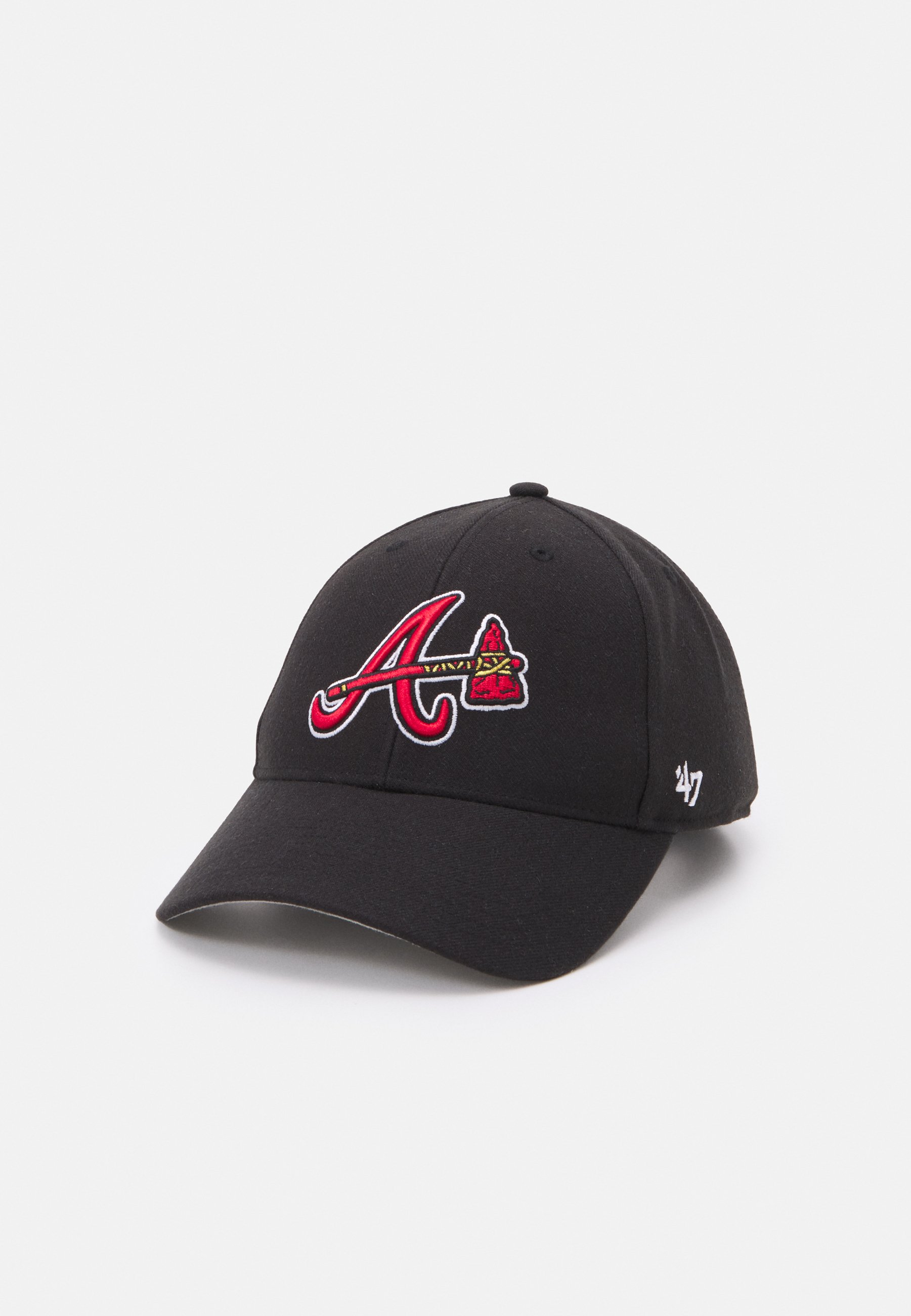 47 Atlanta Braves Unisex Cap Black Schwarz Zalando De