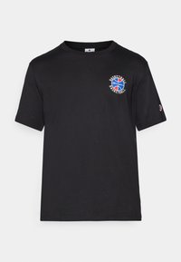 BASKETBALL INSPIRED CREWNECK WITH BACKPRINT - T-shirts print - black