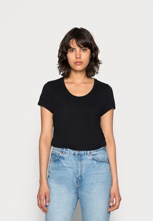 American Vintage JACKSONVILLE ROUND NECK - Navadna majica - noir