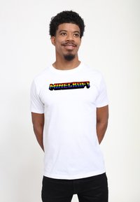 Henry Tiger MINECRAFT MC RAINBOW LOGO - T-shirt z nadrukiem