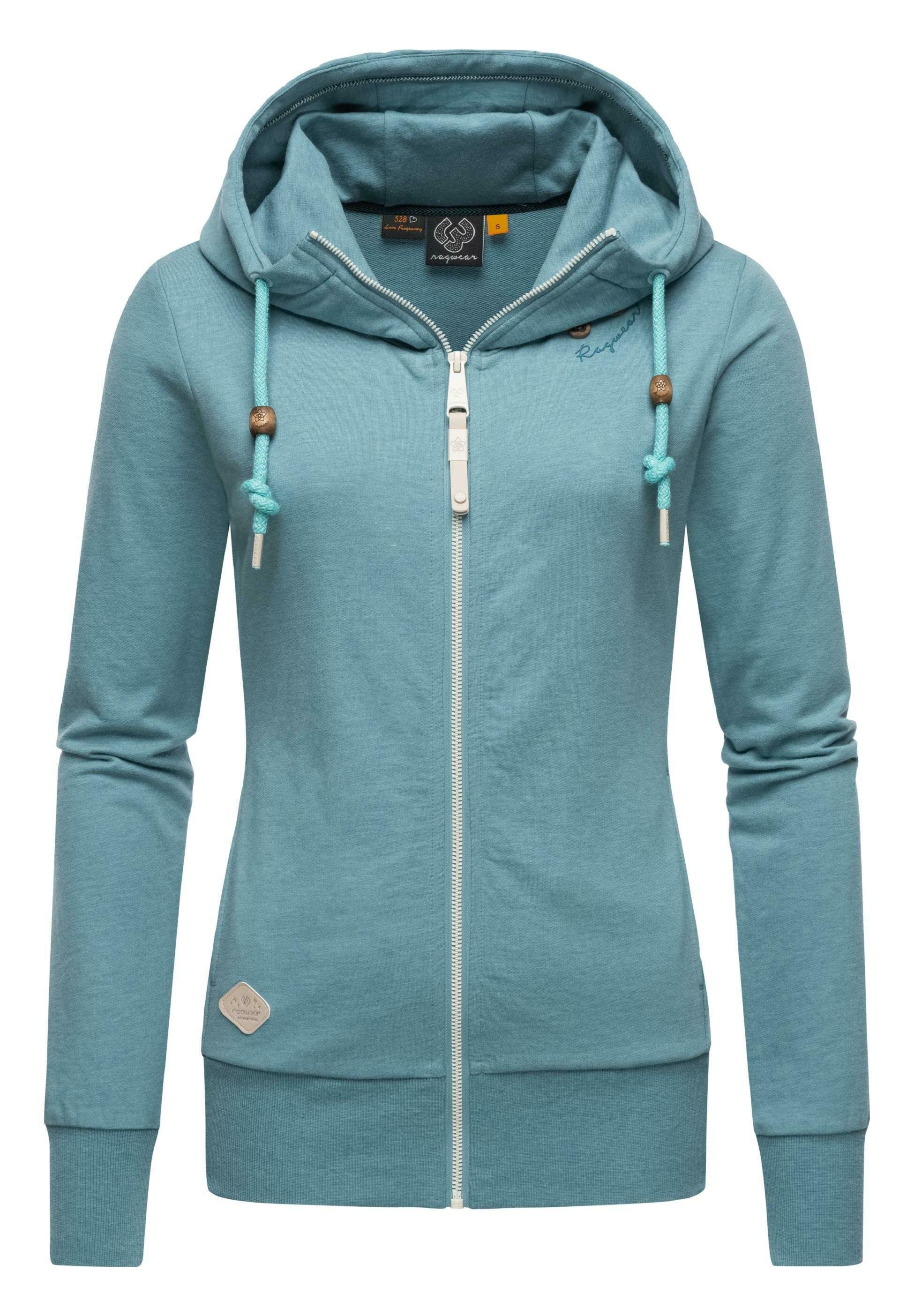 Ragwear PAYA INTL Sweatjacke light aqua/türkis Zalando
