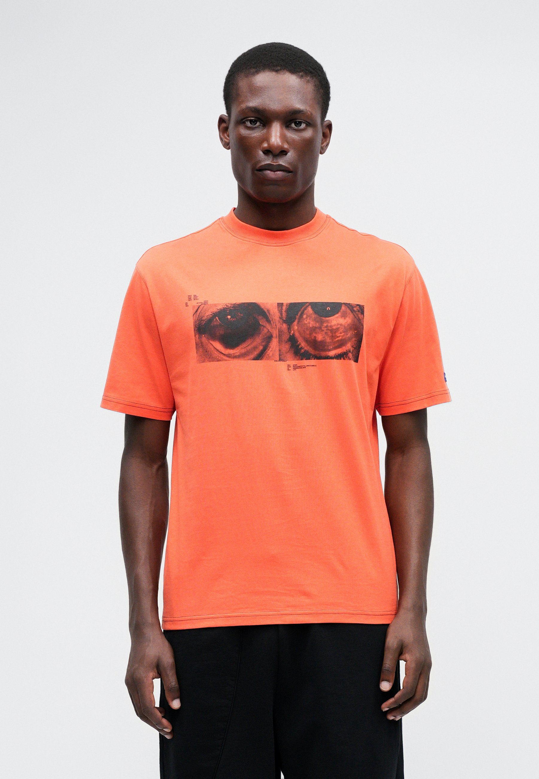 COLD FRONT Tシャツ A-COLD-WALL* Print T-shirt - safety/apricot - Zalando.co.uk