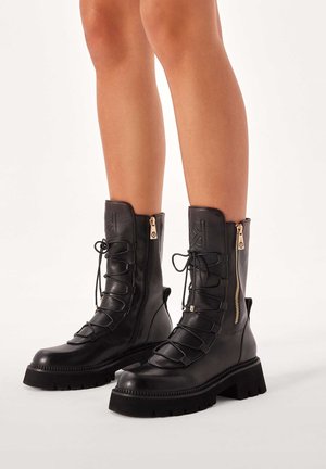 Kazar ELBA - Fűzős bokacsizmák - black