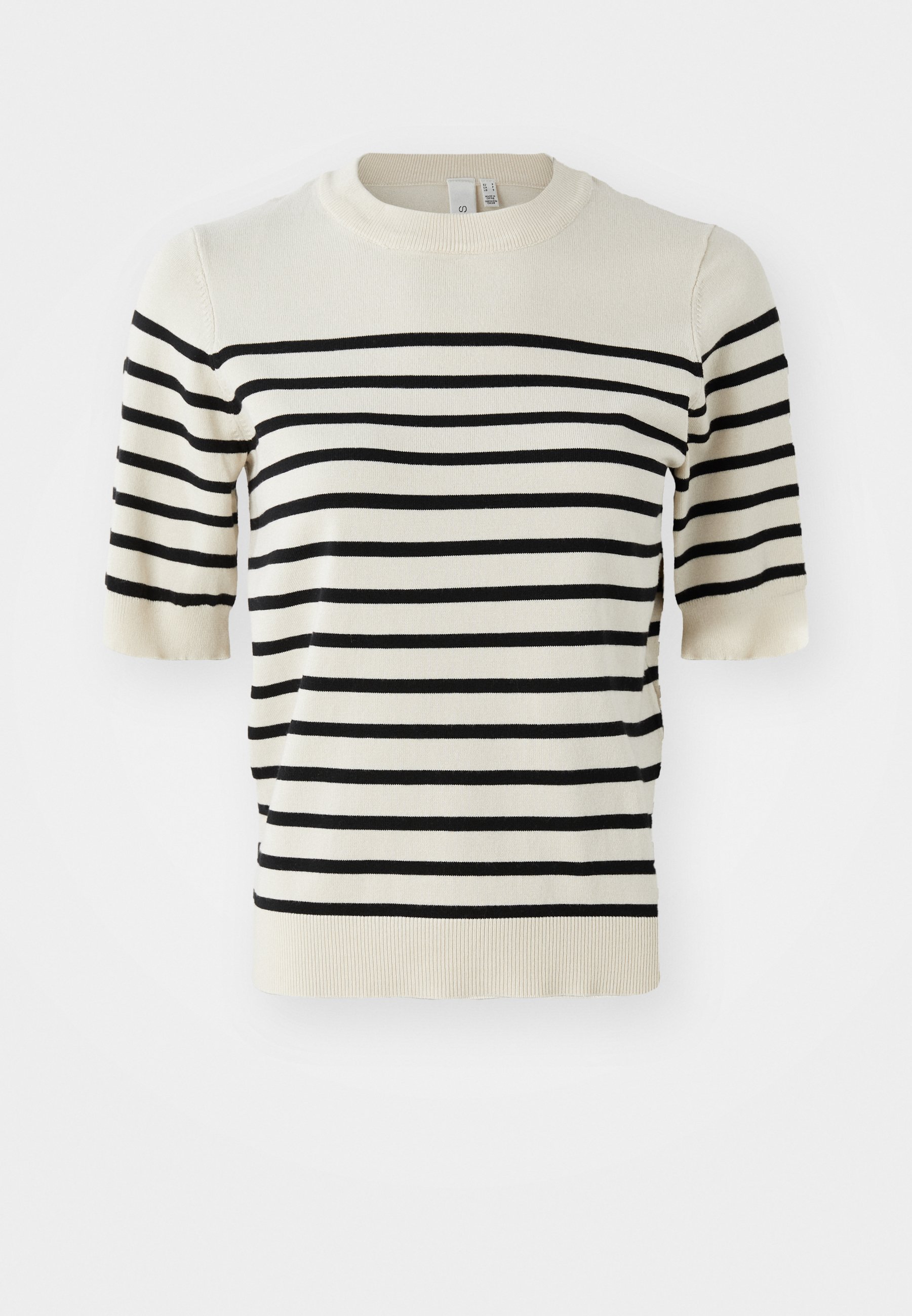 売れ筋商品|||ヤス Tシャツ レディース トップス YASLENA  - Basic T-shirt - birch/black YAS YASLENA - T-shirt basic - birch/black/avorio - Zalando
