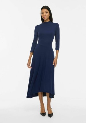 VILA, MIDI DRESS VISCARLET 3/4-SLEEVED - Robe en jersey - navy blazer