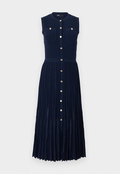 Maje RITOURE - Strikket kjole - marine