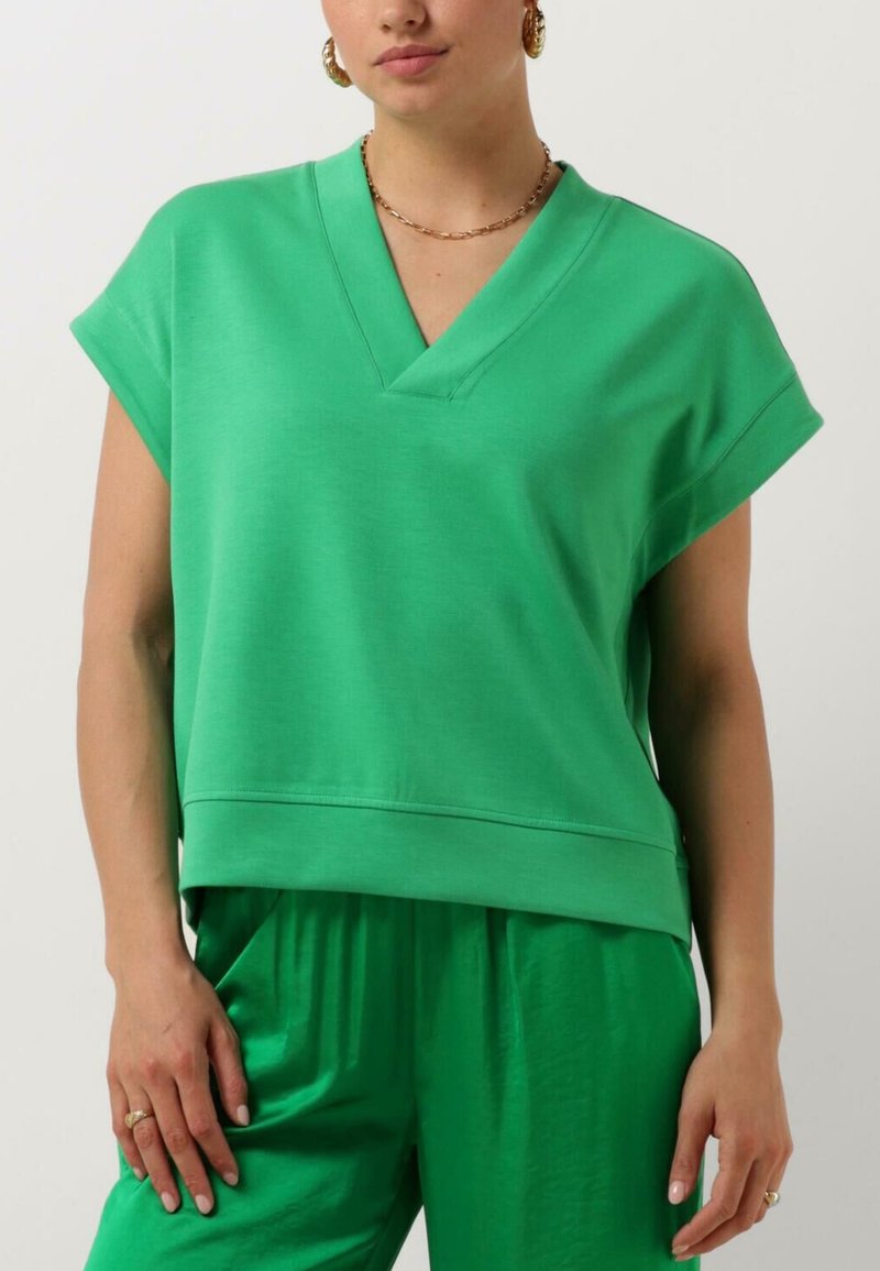 Scotch & Soda T-shirt basic groen
