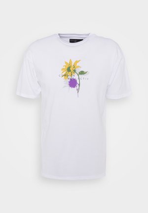 BLOOM UNISEX - Print T-shirt - white