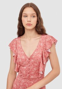 INSIDE MINI VOLANTES - Vestido informal - rojo