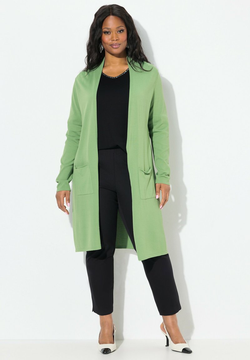 Ulla Popken Strickjacke - pea green