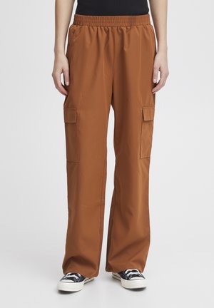 ICHI IHKECIA PA - Pantalon cargo - brown as cut