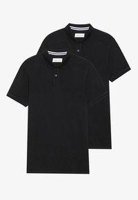 2 PACK - Polo shirt - true black