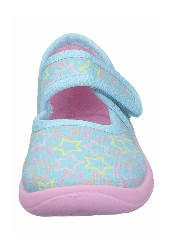 MIA – Riemchenballerina – turquoise printstars