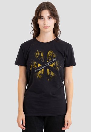 Print T-shirt - black