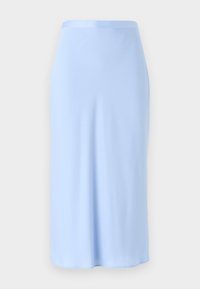 MIDI BIAS SKIRT - Gonna a tubino - chambray blue
