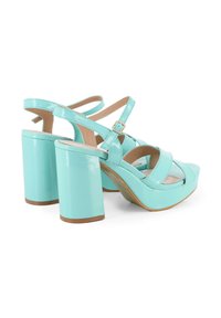 Blogger Sandalias de tacón - turquesa