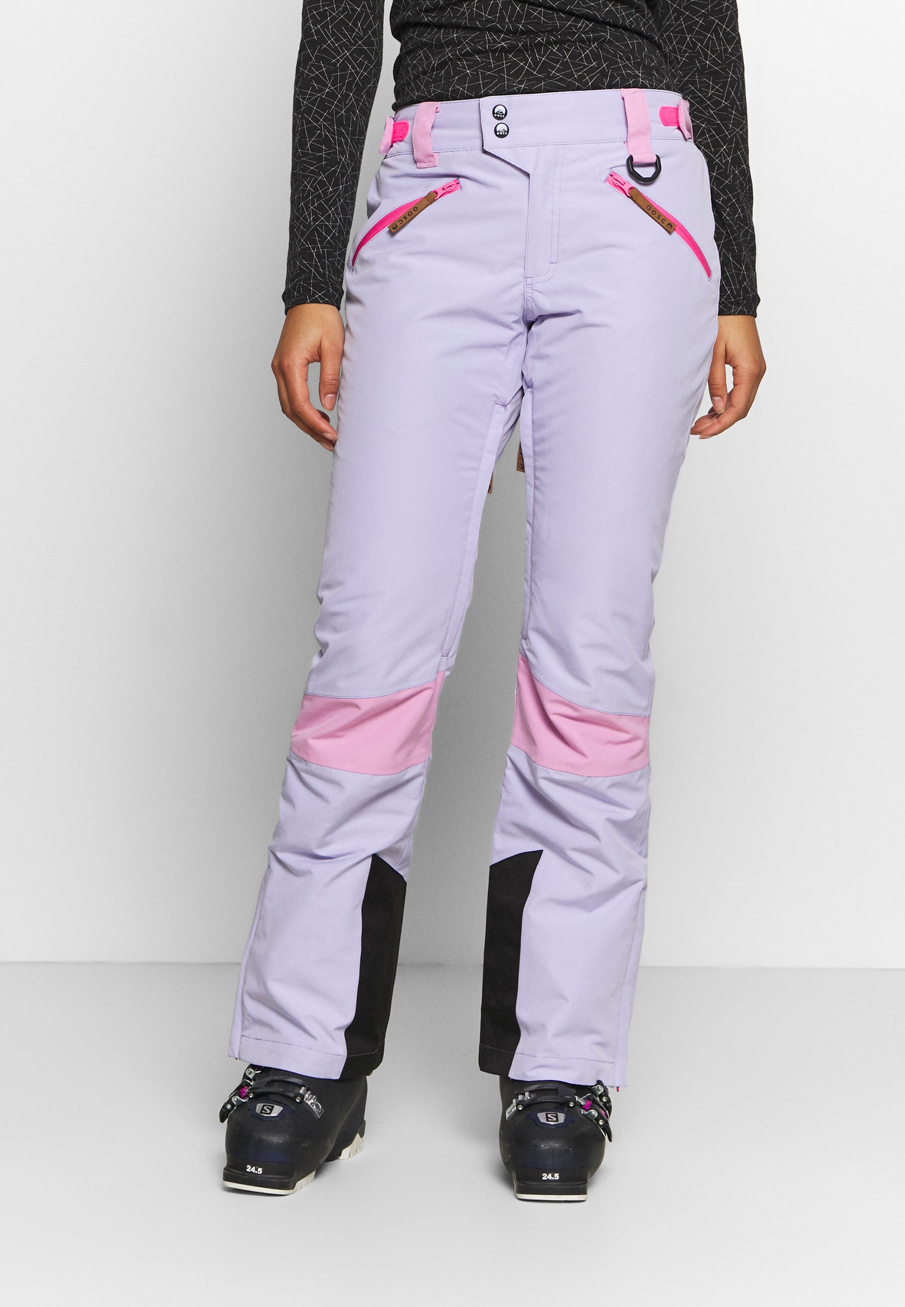 lilac snow pants