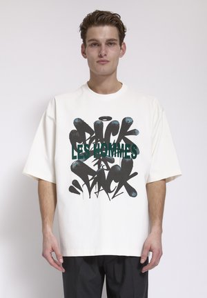 T-shirt con stampa - white