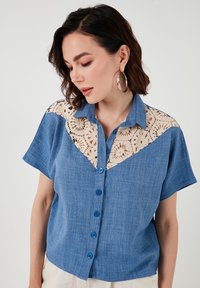 LELA REGULAR FIT - Blusa - dark blue