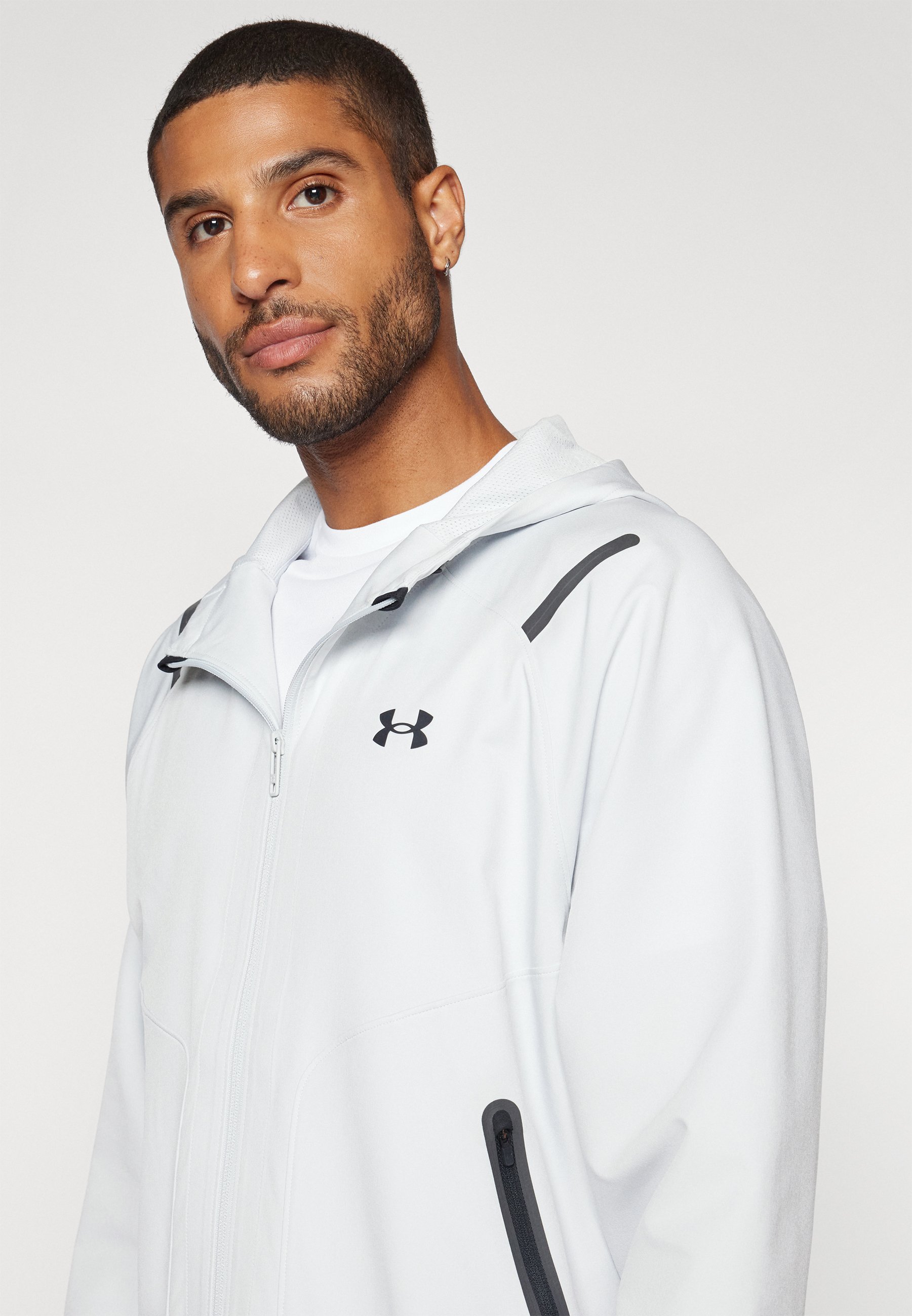 Under Armour UNSTOPPABLE LEFT CHEST - Outdoor jacket - halo gray