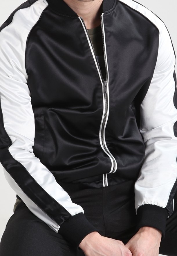 Urban Classics Giubbotto Bomber - metallic black