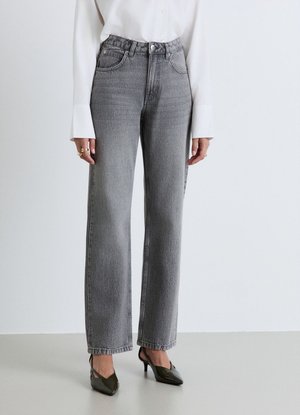Calliope, JEAN TINTA UNITA - Jeans a sigaretta - grigio denim