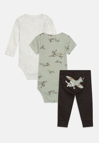 Carter's AIRPLANE PRINT PANT SET - Μπλουζάκι με στάμπα - olive