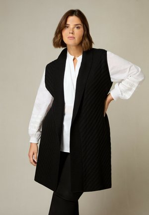 Live Unlimited London S LESS - Cardigan - black