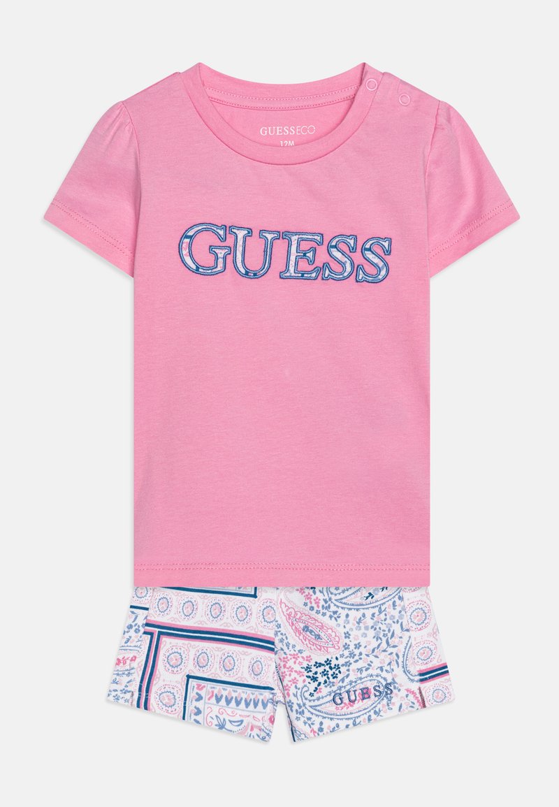 Guess NEWBORN SET Print Tshirt light pink Zalando