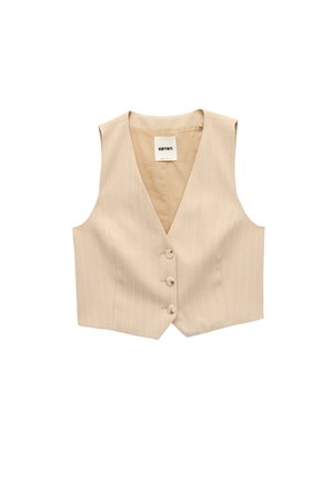 Koton, STRIPED BLAZER VEST . - Chaleco - beige