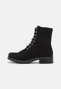Anna Field Botines con cordones - black
