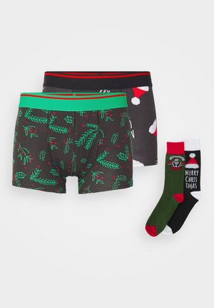 Only & Sons BOX SOCKS AND TRUNKS 4 PACK SET - Trunks - black
