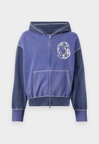 OVERSIZED COLLEGE ZIP THROUGH - Φούτερ με φερμουάρ - indigo