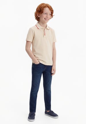 Calvin Klein Jeans LOGO - Poloshirt - whitecap gray