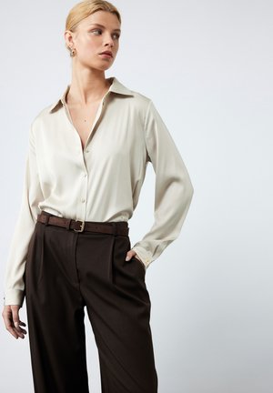 Hemdbluse - beige