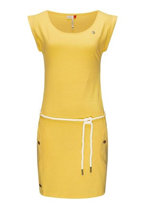 Jersey dress - yellow