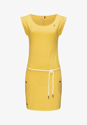 Robe en jersey - yellow