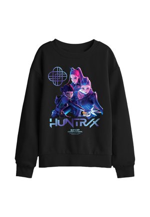 NETFLIX, KPOP DEMON HUNTERS HUNTRIX DEMON HUNTERS GROUP UNISEX - Sweatshirt - black