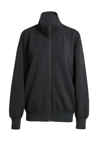 SOFT LUX LOOSE FULL-ZIP - Vetoketjullinen college - black