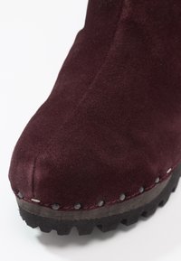 Softclox Enkellaarsjes met plateauzool - bordeaux