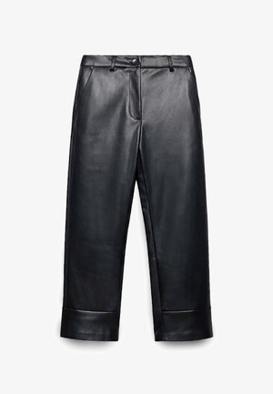 Calliope, PANTALONE LUNGO TINTA UNITA - Pantaloni - ultrablack