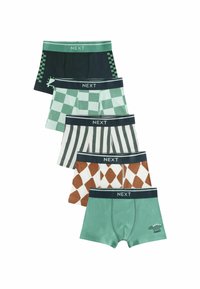 Next 5 PACK - Panties - green dino stripe