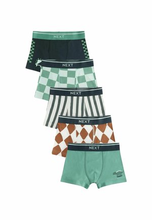 5 PACK - Püksid - green dino stripe