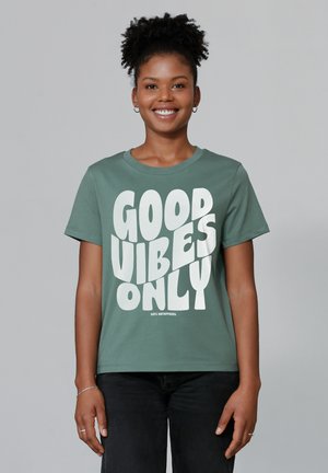 ONLY - T-shirt imprimé - green bay