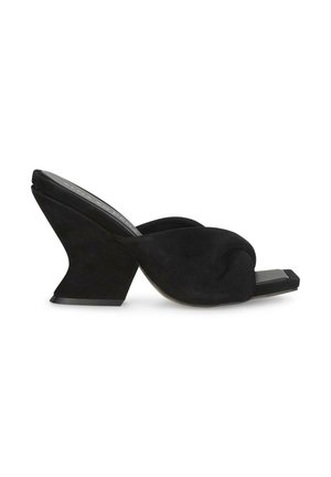 Mules à talons - black