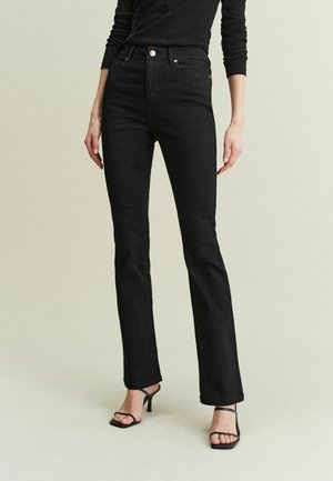 Bootcut jeans - black