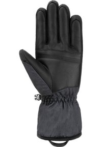 Reusch SNOW - Fingervantar - blck blck melang fire red