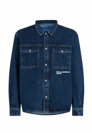 Karl Lagerfeld Jeans, KLJ LOGO DENIM OVERSHIRT - Košeľa - visual washed blue